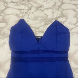 Fashion Nova Give Me Everything Midi Dress in Royal Blue